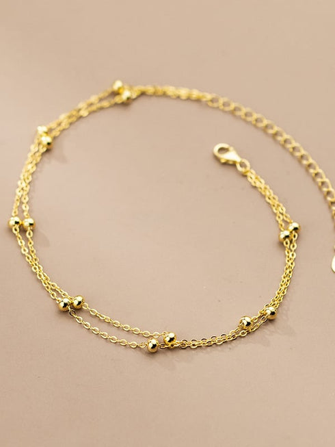 Bratara de glezna Kali (Silver/Gold)